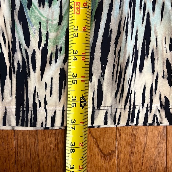 Chico’s Blue Green Watercolor Patterned Sleeveless Dress Size 1 (8) - Picture 9 of 9